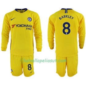 Jalkapallo Pelipaidat Chelsea Barkley 8 Lasten Vieraspaita 2018-2019 Pitkähihainen